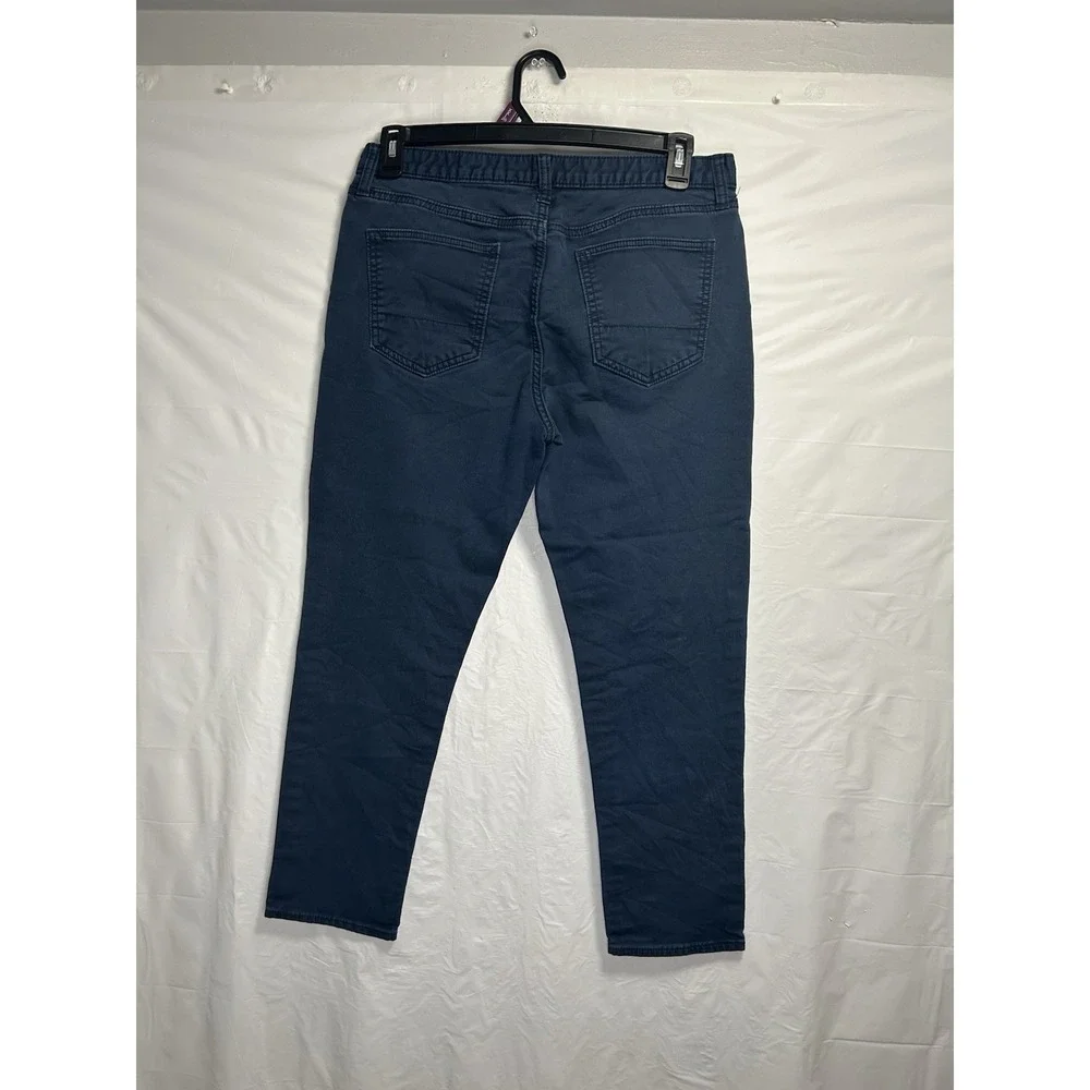 Banana Republic Travel Jean Athletic Fit Navy Blue Men's 33x27 Stretch‎ Preppy